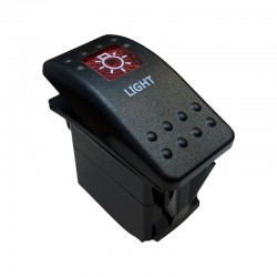 Lamba Göstergesi̇ Işikli 3P On-Off 12-24V Marin Switch (Ic-134M-S4)