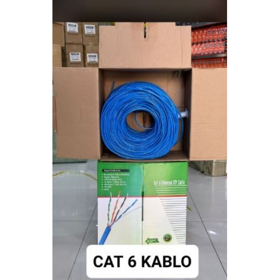 Japanex 25 Awg 305 Metre Mavi̇ Cat6 Kablo