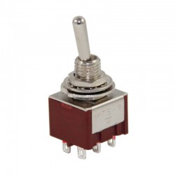 Toggle Swi̇tch On-On (Kali̇teli̇) Ø6Mm Mts-202 (Ic-144A)