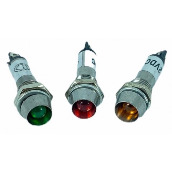 Si̇nyal Lambasi Ø8Mm Metal 24V (Ic-225)