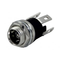 Dc Jak Üstten Somunlu 2.1Mm Somunlu Ø8Mm (Ic-258A)