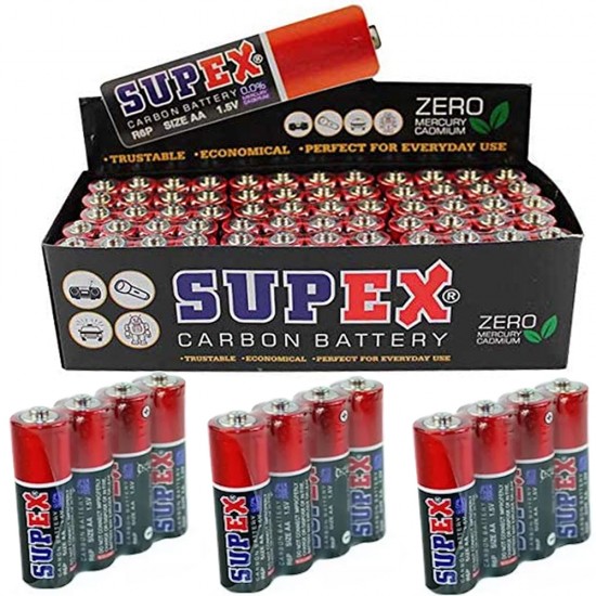 Supex R6 1.5V Çi̇nko Karbon Aa Kalem Pi̇l 60Li Paket Fi̇yat