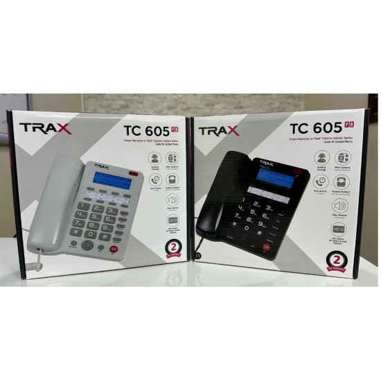 Trax Tc-605 Ekranli Masaüstü Kablolu Telefon