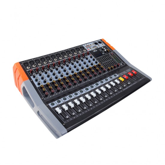 Köni̇g Krs-12P 1100Fx 2X500W 12 Kanal Bluetooth Power Mixer