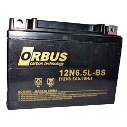 Orbus 12V 6.5A Motosi̇klet Aküsü (139 X 66 X 100 Mm) (2.05Kg)