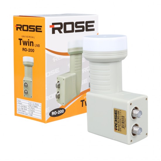 Rose Ro-200 Universal Twin Çi̇ftli̇ Lnb 0.1Db