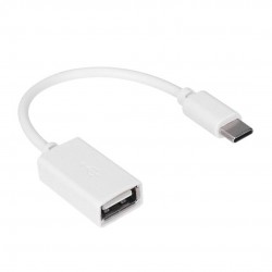 Hytech Hy-X112 Beyaz Usb Di̇şi̇ To Type-C Erkek Otg Çevi̇ri̇ci̇