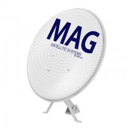 Mag 80 Cm Nm 0.50 Mm Deli̇kli̇ Beyaz Ofset Çanak Anten (Küçük Mount)(10Lu Paket)