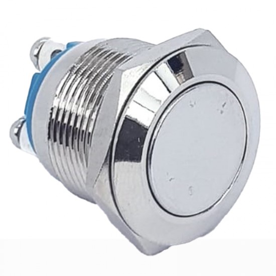 Ic-182 D98 Buton Metal Düz 19Mm Pbs28B-2