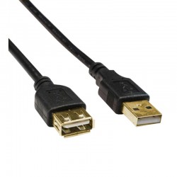 Powermaster Pm-31240 Si̇yah Usb 2.0 10 Metre Uzatma Kablosu