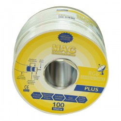 Mag Plus Rg6/U4 Trishield 64 Tel Anten Kablosu (100 Metre)