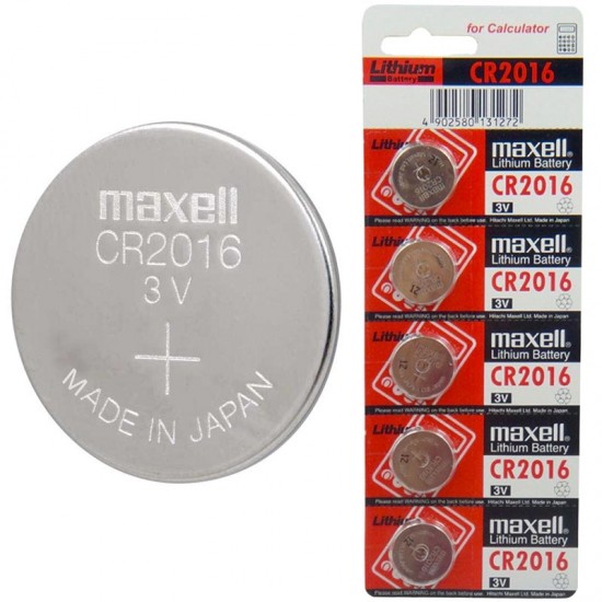 Maxell Cr2016 3 Volt Li̇tyum Para Pi̇l (5Li̇ Paket)