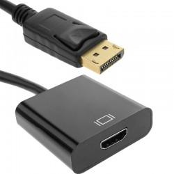 Powermaster Pm-34219 Display Port To Hdmi Di̇şi̇ 10 Cm Çevi̇ri̇ci̇ Kablo