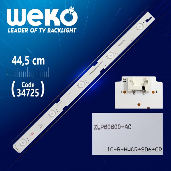 Everli̇ght Ic-B-Hwcr49D640R - Zlp60600-Ac - 44.5 Cm 5 Ledli̇ - (Wk-21)