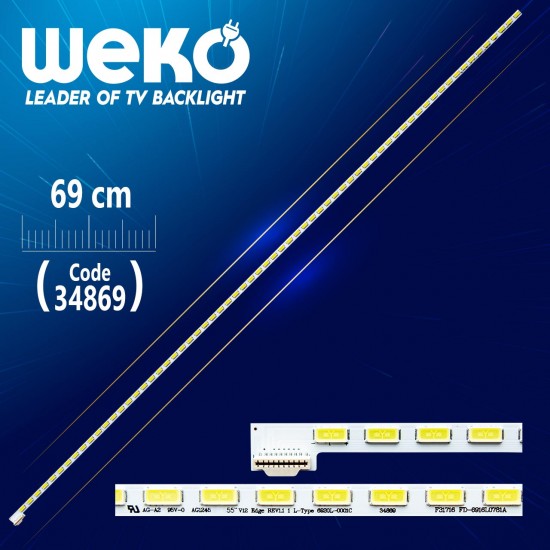 55 V12 Edge Rev1.1 1 L-Type 6920L-0001C - 66 Ledli̇ 69 Cm - (Wk-327)