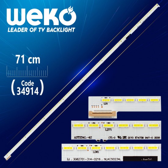 Nlac50234L - Ast234L-42A1 - 71 Cm 80 Ledli̇ - (Wk-751)