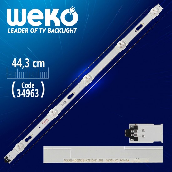 S_5U75_40_Fl_R05_Rev1.2 - Lm41-00117B - Lm41-00120R Ri̇ght V5Du-400Dcb-R1 - 44.3 Cm 5 Ledli̇ - (Wk-781)