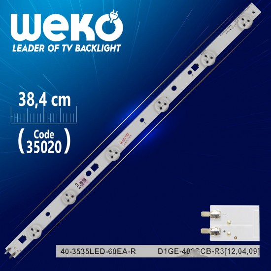 39-3535Led-60Ea-R - D1Ge-390Scb-R1 - 38.4 Cm 6 Ledli̇ (Wk-805)