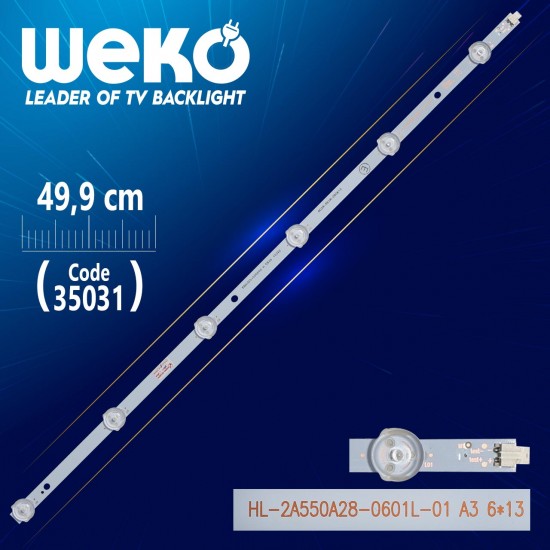 Hl-2A550A28-0601L-01 A3 6*13 - 8D2A-550A-280610 - 49.9 Cm 6 Ledli̇ - (Wk-813)