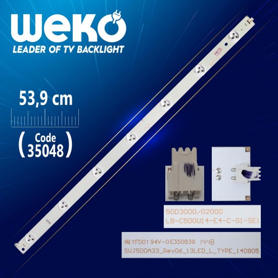 Svj500A33_Rev06_13Led_L_Type_140805 - 50D3000/D2000 - 53.9 Cm 7 Ledli̇ - (Wk-823)