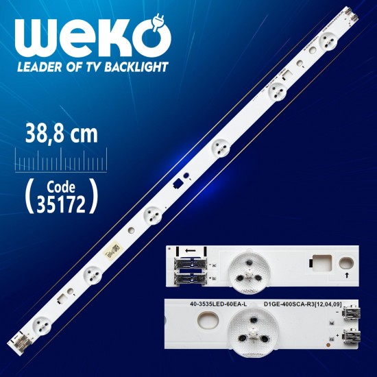 40-3535Led-60Ea-L-D1Ge-400Sca-R3-D1Ge-400Sca-R2 Atype - 38.8 Cm 6 Ledli̇ - (Wk-331)