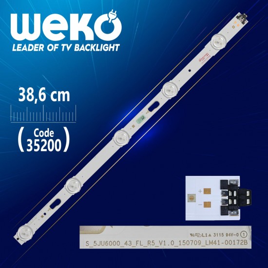 S_5Ju6000_43_Fl_R5_V1.0_150709_Lm41-00172B - 38.6 Cm 5 Ledli̇ - (Wk-881)