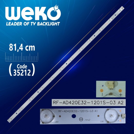 Rf-Ad420E32-1201S-03 A1 - Rf-Ad420E32-1201S-03 A2 - 81.8 Cm 12 Ledli̇ - (Wk-889)