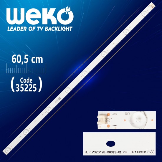 Hl-17320A28-0801S-01 A3 -Echom-32Db-4632Db005  4632Db016 - 8 Ledli̇ 60.5 Cm - (Wk-462)