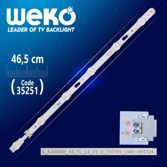 S_5Ju6000_43_Fl_L6_V1.0_150709_Lm41-00172A - 46.5 Cm 6 Ledli̇ - (Wk-908)