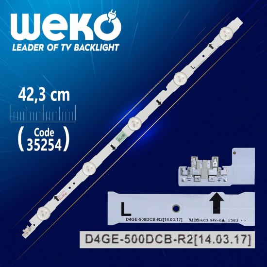 D4Ge-500Dcb-R2  42.3 Cm 5 Ledli̇ - (Wk-911)