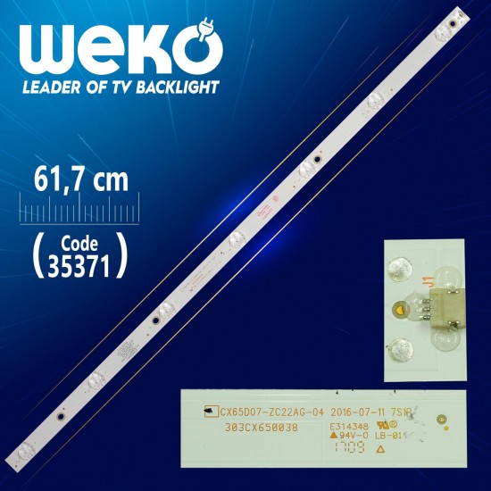 Cx65D07-Zc22Ag-04 7S1P - 303Cx650038 - 150-155/5.8-6.0 - 61.7 Cm 7 Ledli̇ - (Wk-978)