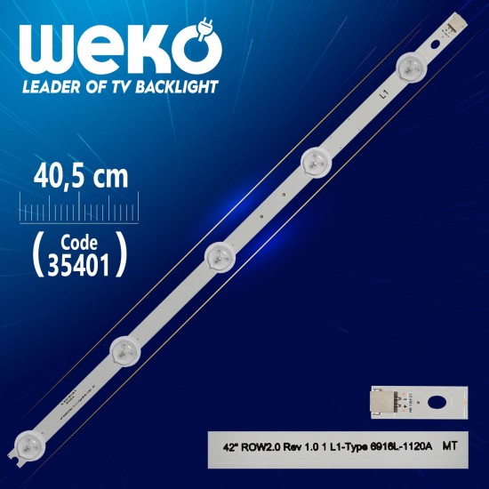 42 Row2.0 Rev 1.0 1 L1-Type 6916L-1120A Mt - 40.5 Cm 5 Ledli̇ - (Wk-988)