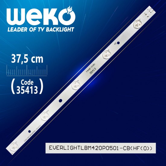 Everlight Lbm420P0501-Cb(Hf(0)) - 74M9F(P35) - 37.5 Cm 5 Ledli̇ - (Wk-157) Soketsi̇zdi̇r