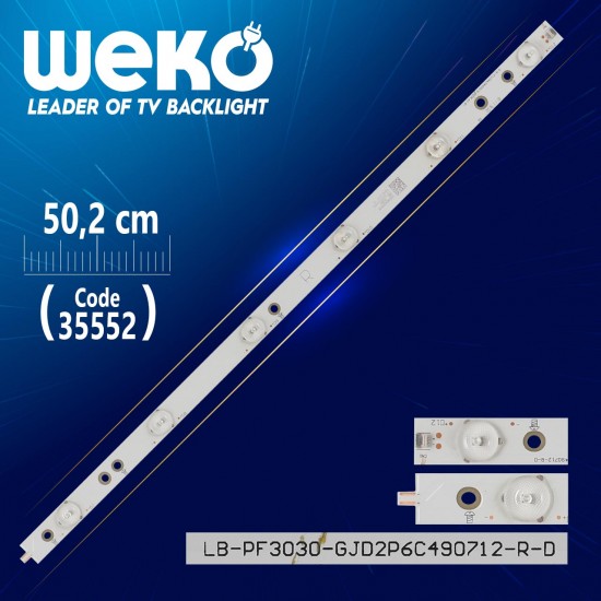 Lb-Pf3030 Gjd2P6C490712-R-D - 49Ael2-R B - 50.2 Cm 6 Ledli̇ - (Wk-436)