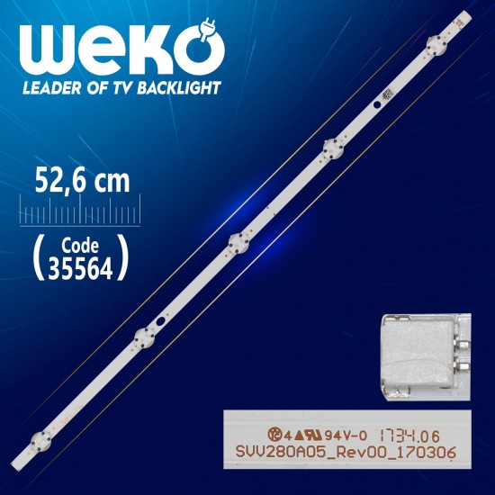 Svv280A05_Rev00_170306 - 52.6 Cm 5 Ledli̇ - (Wk-1082)