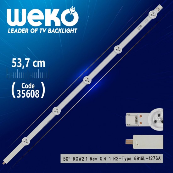 50 Row2.1 Rev 0.4 1 R2-Type 6916L-1276A - 53.7 Cm 5 Ledli̇ - (Wk-508)