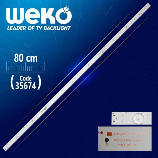 Led40D11-Zc14-03(B) Pn:30340011206 - 11 Ledli̇ 80 Cm - (Wk-1153)