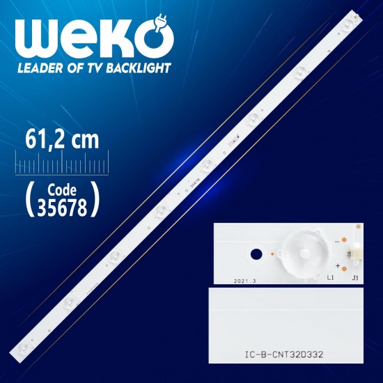 180-W00-320010H Jl.d3281235-06Es - Ic-B-Cnt32D332 - 8 Ledli̇ 61.2 Cm - (Wk-1157)