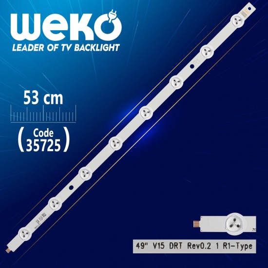 49 V15 Drt Rev0.2 1 R1-Type - 53 Cm 8 Ledli̇ - (Wk-1195)