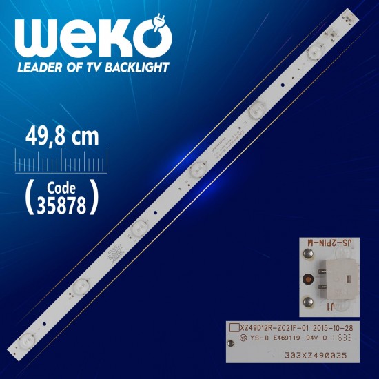 Xz49D12R-Zc21F-01 - 303Xz490035 - 6 Ledli̇ 49.8 Cm - (Wk-1340)