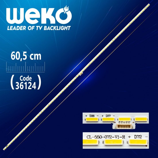 Cl-550-072-V1-R 11800822-A0  72 Ledli̇ 60.5 Cm