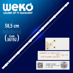 K550Wd7 A3 6X12 Typ-A 4708-K550Wd-A3213K31 6 Ledli̇ 58.5 Cm