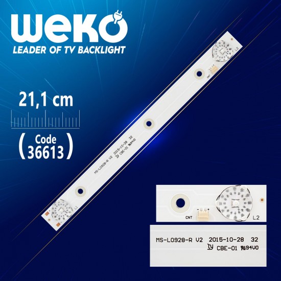 Ms-L0928-R V2 2 Ledli̇ 21.1 Cm