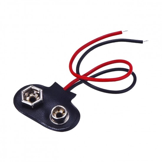 10 Cm Kablolu 9 Volt Pi̇l Başliği