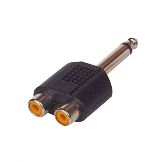 6.3 Mm Mono Erkek / 2 Rca Di̇şi̇ Çevi̇ri̇ci̇ Jack