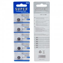Supex Cr1025 3 Volt Li̇tyum Pi̇l 5Li̇ Paket Fi̇yat