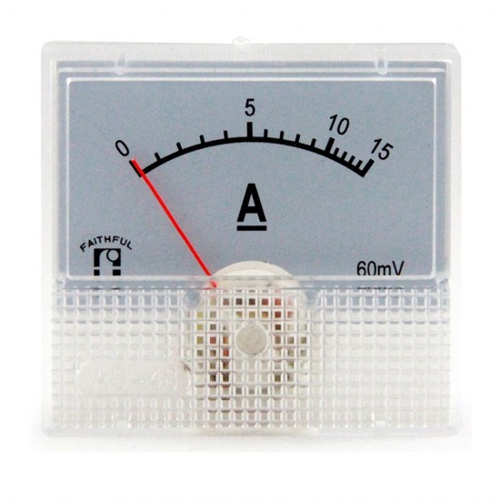 Dc Analog 0-15 Amper Gösterge 45X48Mm  Ic-231A