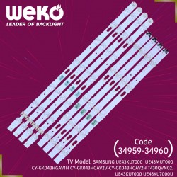 Wkset-5083 34959X4 34960X4 S_Ku6K_43_Fl30 8 Adet Led Bar