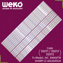 Wkset-5100 35011X8 35012X4 35013X4 Ic-E-Vzaa65D 16 Adet Led Bar