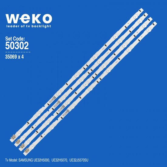 Wkset-5302 35069X4 D4Ge-320Dc1-R2 - D4Ge-320Dc1-R1  4 Adet Led Bar